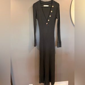 Free People sweater maxi dress